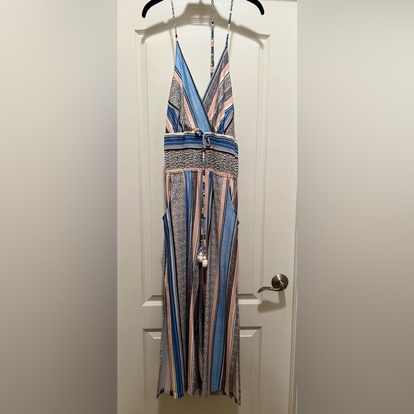 Venus low back halter calf length jumper - Picture 3 of 5